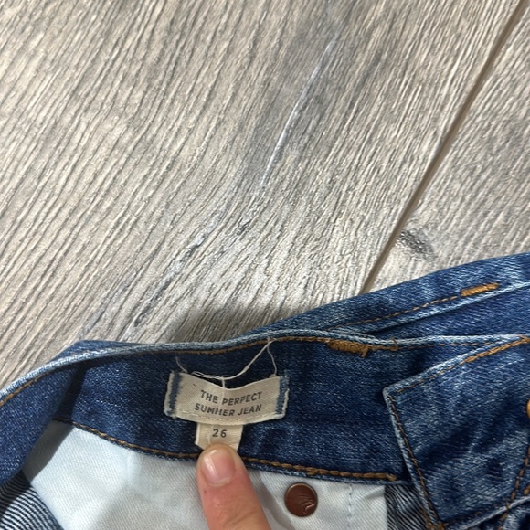 • Madewell • Women’s The Perfect Summer Jean: Destructed Edition Blue 26 - Picture 5 of 5